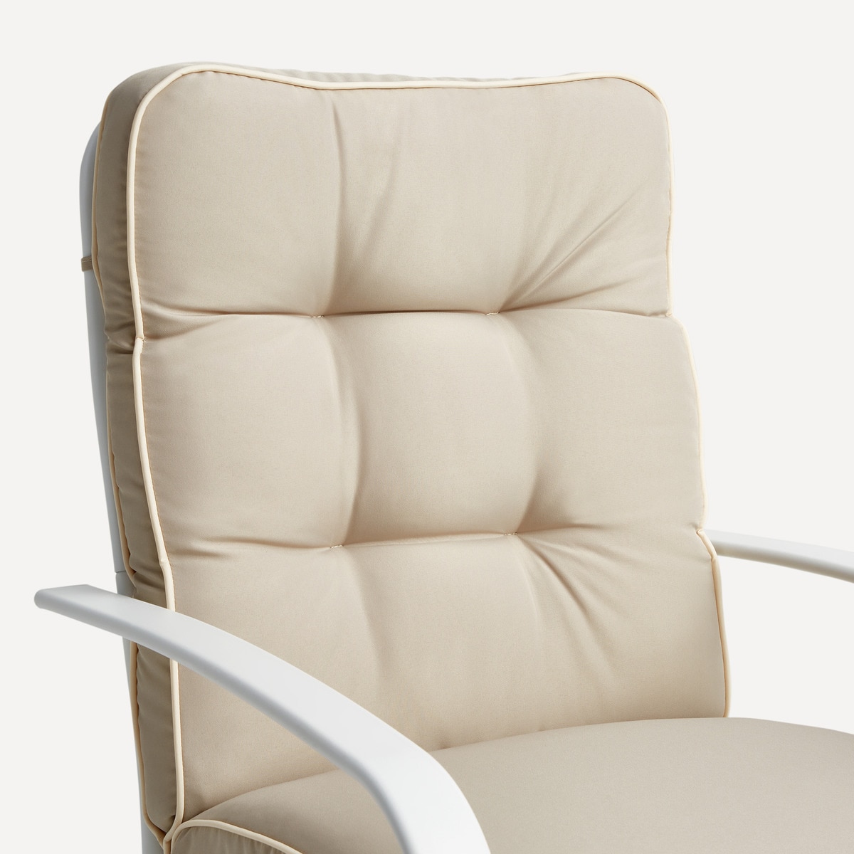 Sillón de comedor de jardín Europa Basics El Corte Inglés Blanco / Beige-5