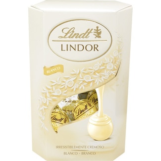 bombones de chocolate blanco estuche 200 g - Lindt Lindor