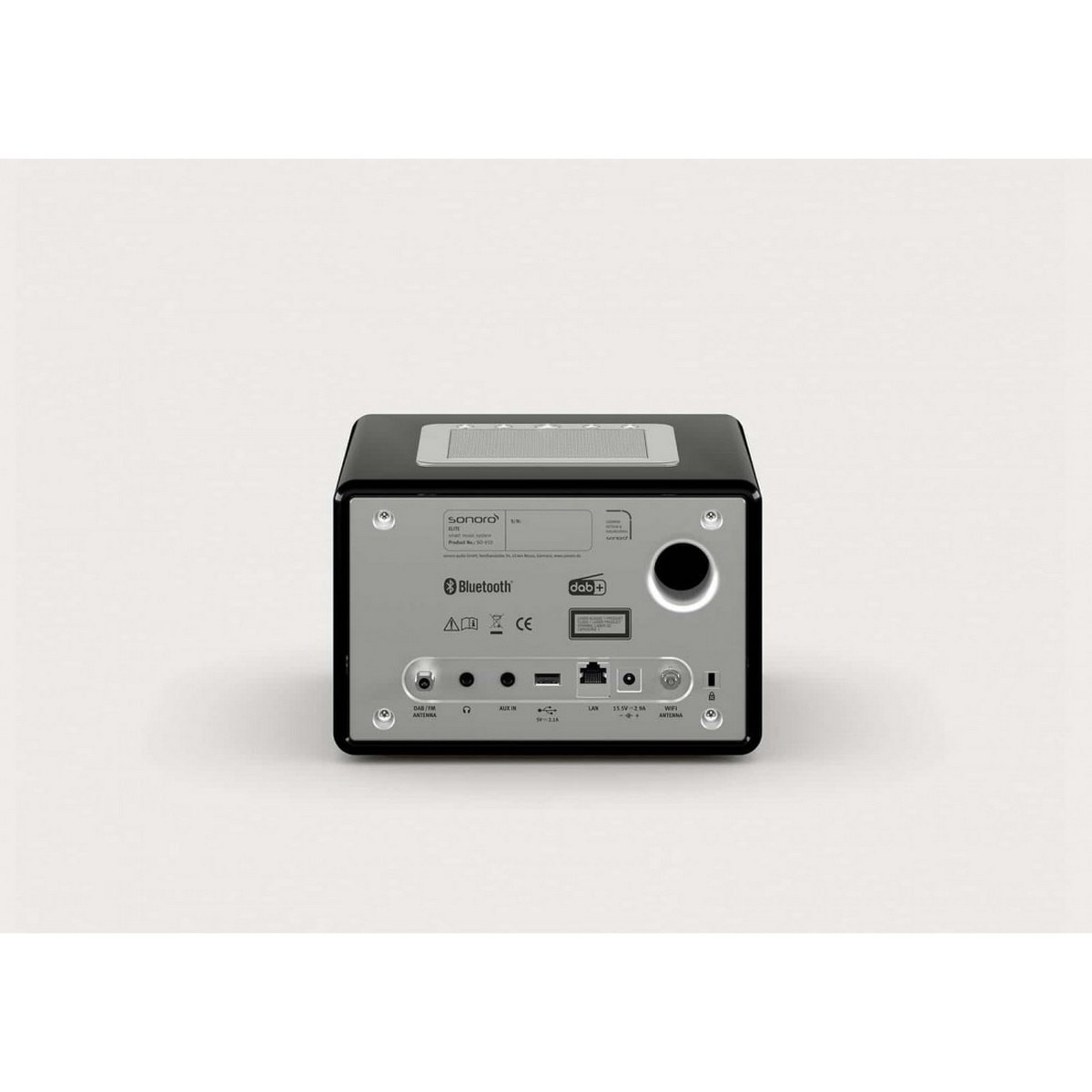 Rádio Despertador Sonoro Elite Bluetooth, CD Cinza / Preto / Branco-2