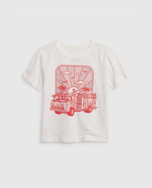 Imagen 0 de Camiseta de niño manga corta con estampado frontal