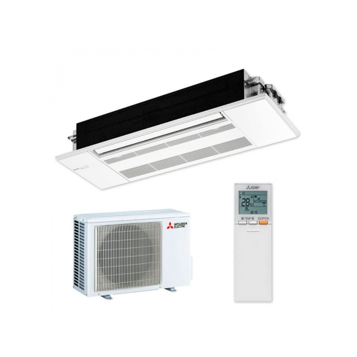 Ar Condicionado Mitsubishi Unidade Exterior SUZ-M25VA e Unidade Interior MLZ-KP25VF - Branco Branco-3