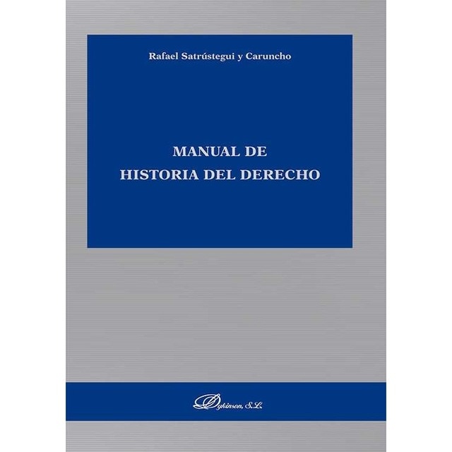 Manual de Historia del Derecho 1