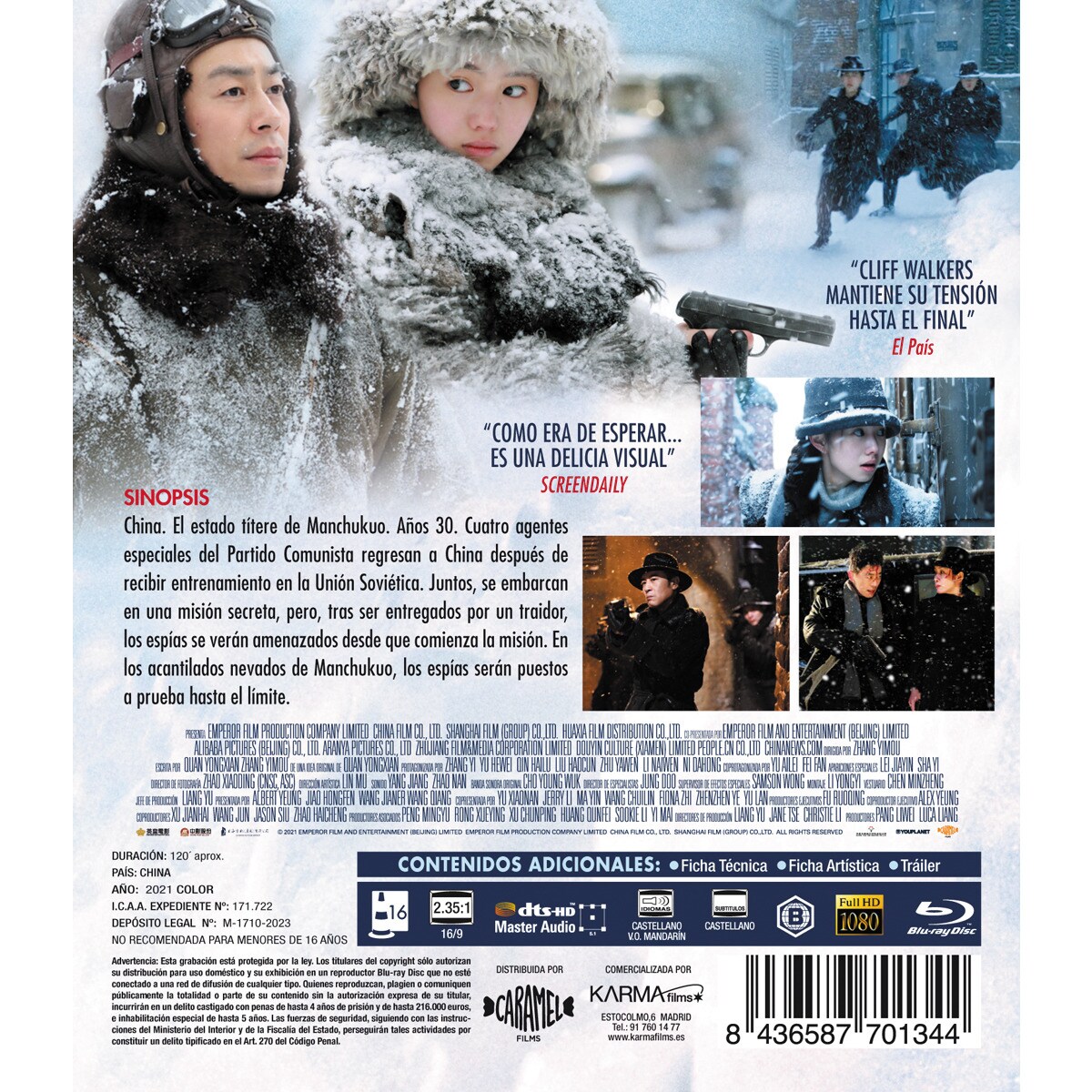 Cliff Walkers (BluRay) · CARAMEL FILMS · El Corte Inglés