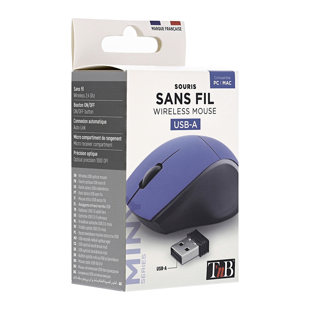 Ratón inalámbrico T'nB Miny azul Azul-6