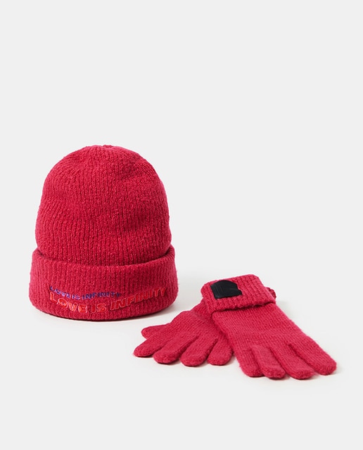 Imagen 0 de Conjunto de gorro y guantes