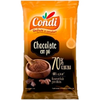 Chocolate em Pó 70% Cacau embalagem 75 g - Condi