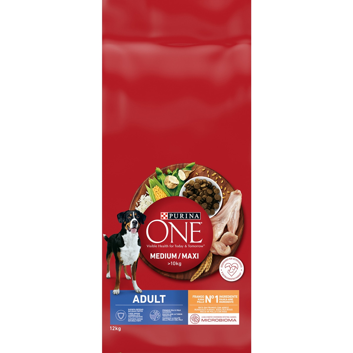 Ração para Cão Adulto Medium/Maxi sabor de Frango embalagem 12 kg