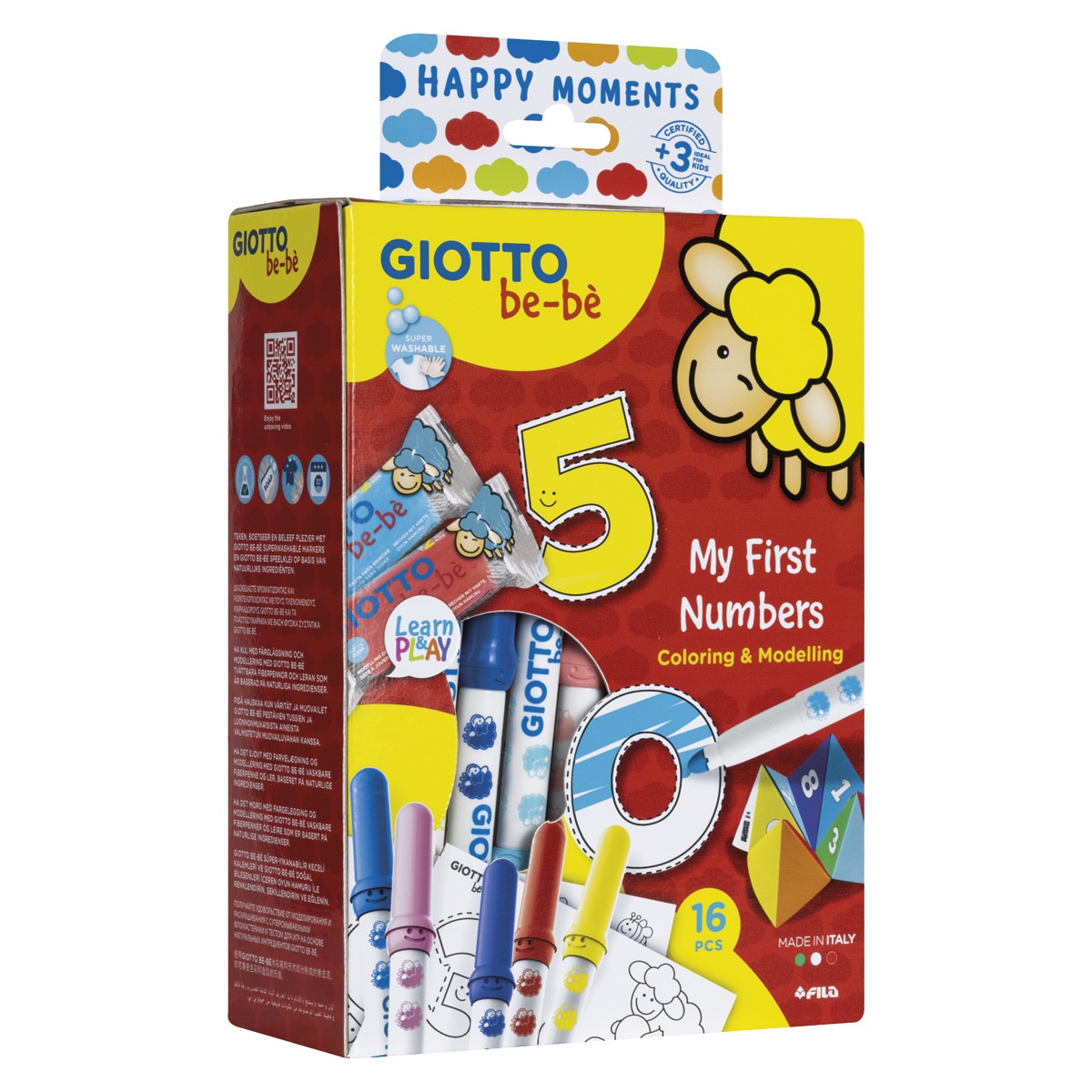 Imagen 0 de Set happy moments my first numbers Giotto Be-Bè
