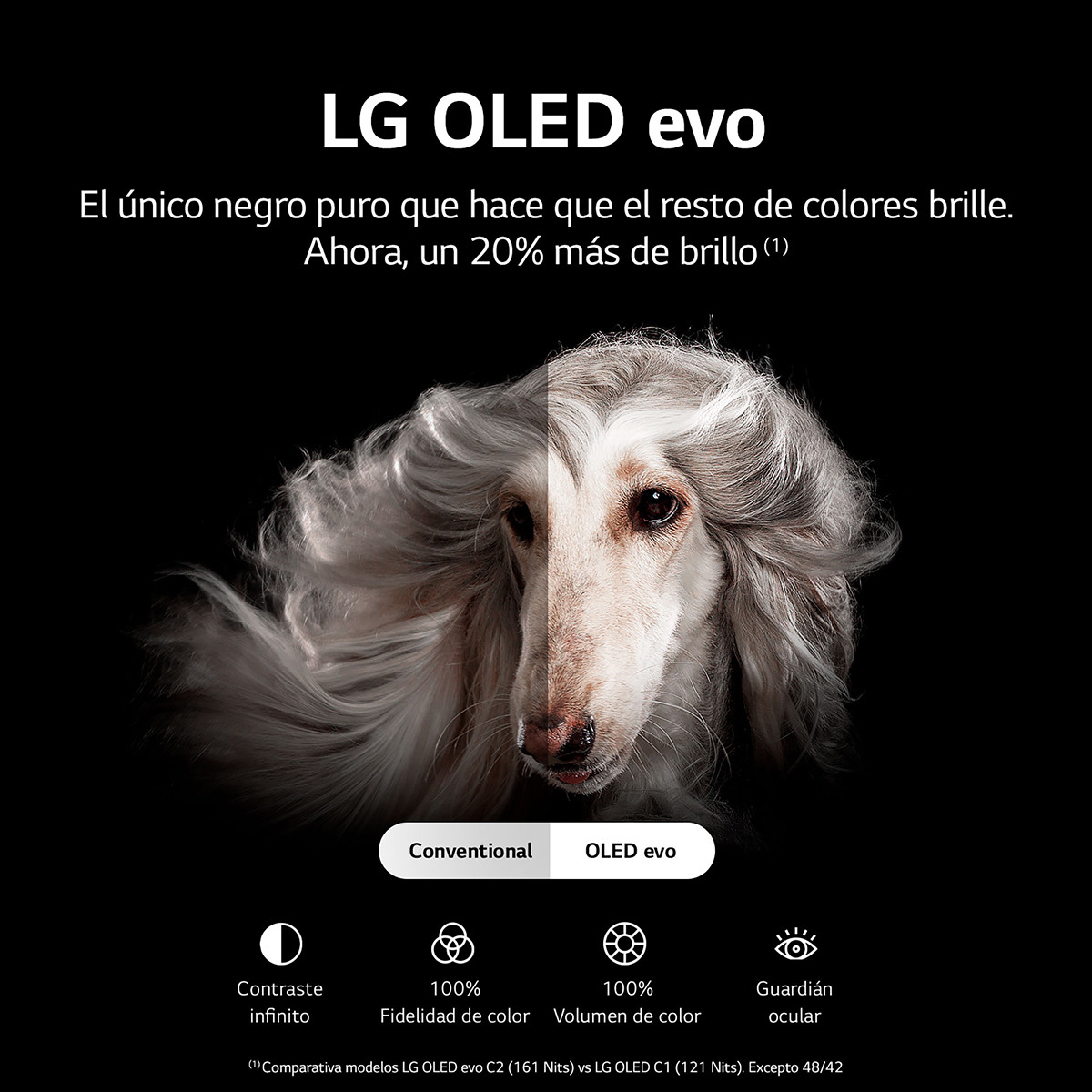 TV OLED 195 cm (77'') LG OLED77C26LD 4K SmartTV WebOS 22, HDR Dolby Vision, HDR10, Dolby Atmos Blanco-3