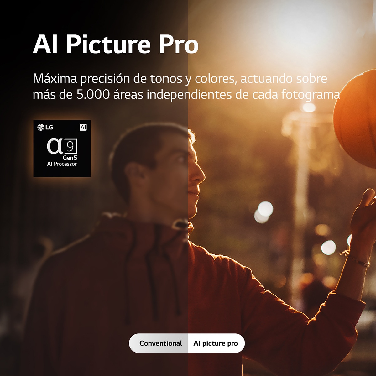 TV OLED 245 cm (97'') LG OLED97G29LA Evo Gallery Edition 4K, HDR Dolby Vision, HDR10, Dolby Atmos. Para colgar en pared con soporte incluido. Plata / Negro-5