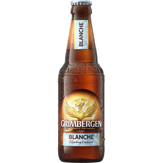 cerveza de trigo belga tipo Blanche botella 33 cl - Grimbergen
