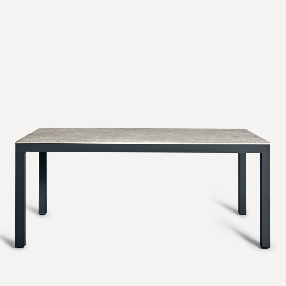Mesa de Refeições de Jardim Retangular de Cerâmica Eternal Antracite/Antracite-2