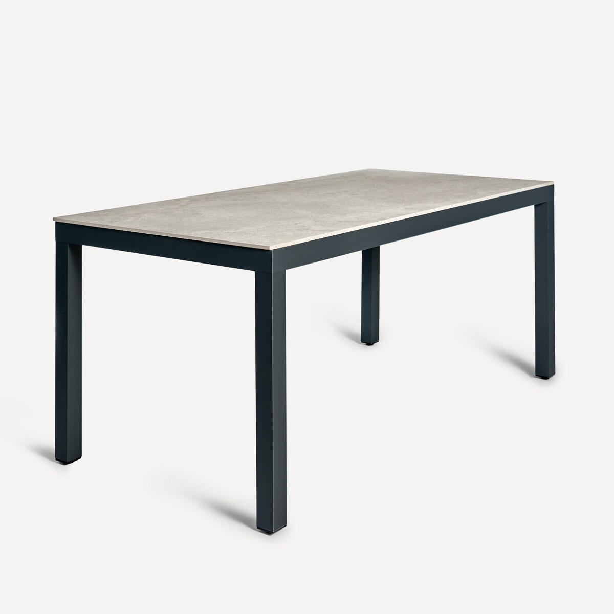 Mesa de Refeições de Jardim Retangular de Cerâmica Eternal Antracite/Antracite-1
