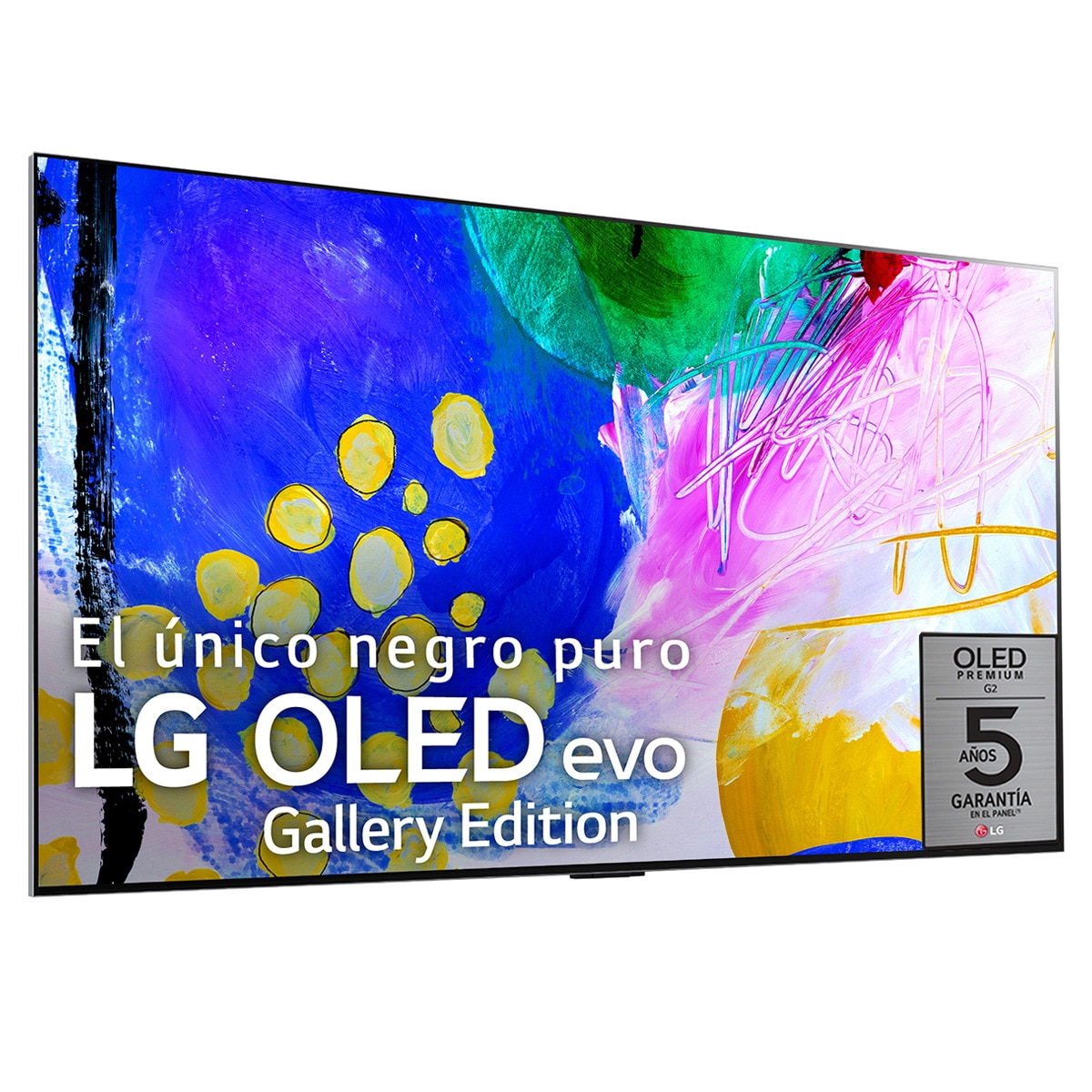 TV OLED 139 cm (55'') LG OLED55G26LA Evo Gallery Edition 4K SmartTV WebOS 22, HDR Dolby Vision, HDR10. Para colgar en pared (Reacondicionado grado D) Negro-1
