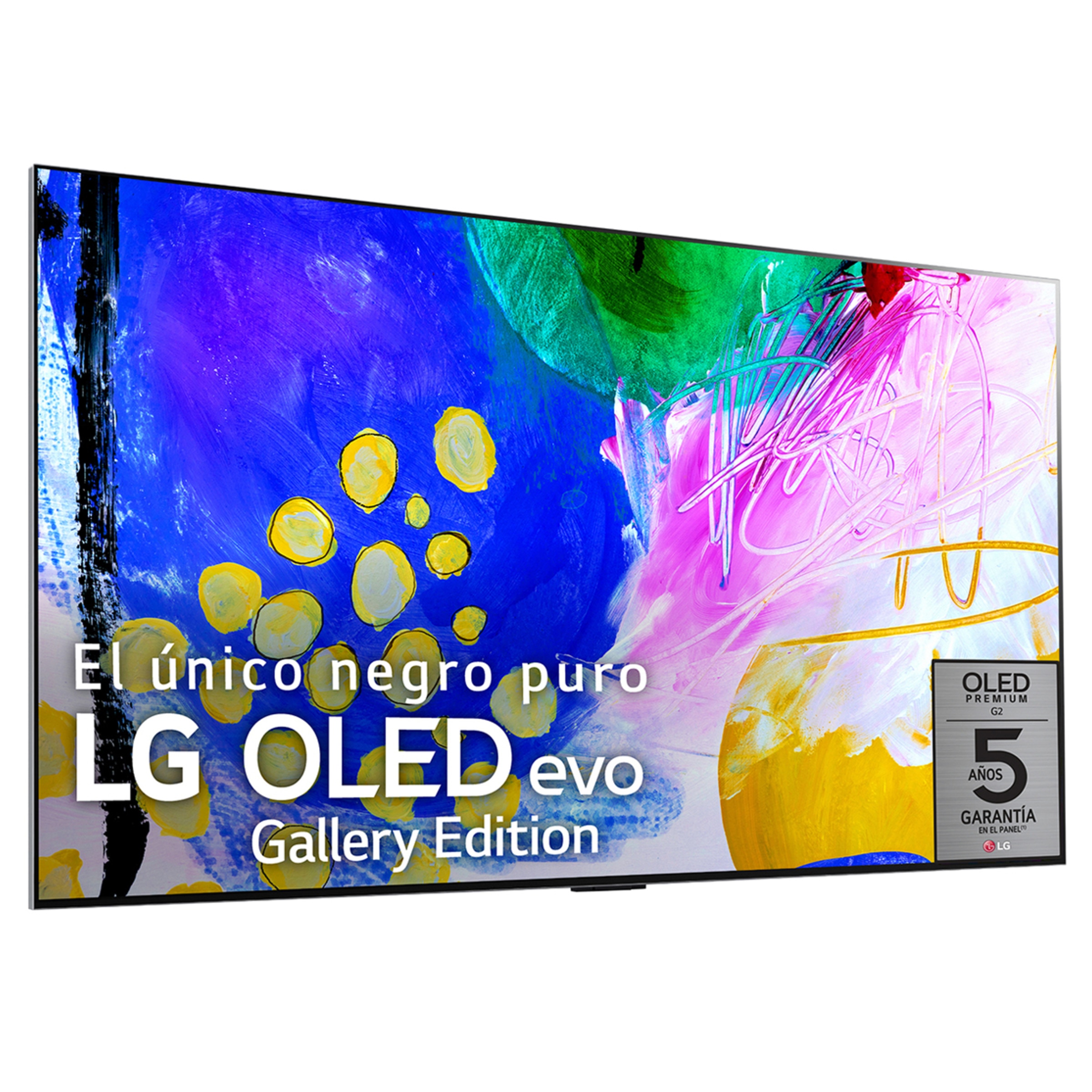 TV OLED 195 cm (77'') LG OLED77G26LA Evo Gallery Edition 4K SmartTV WebOS 22, HDR Dolby Vision, HDR10. Para colgar en pared  (Reacondicionado Grado A) Negro-1