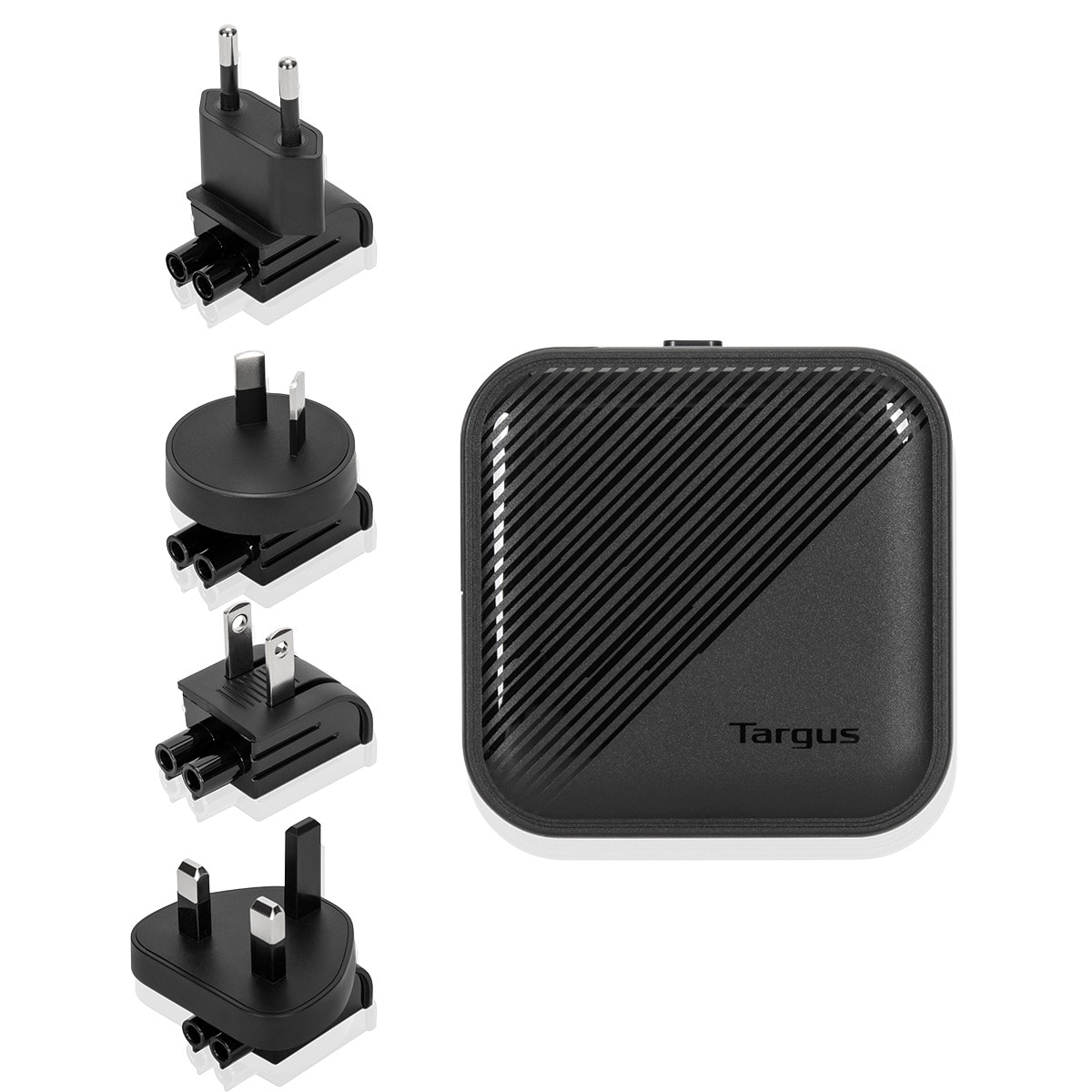Cargador de pared Targus GaN de 65W Negro-8