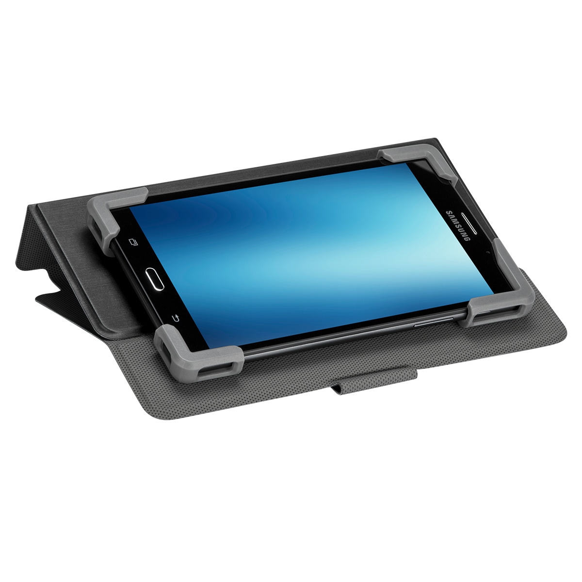 Funda negra Targus Safe Fit Universal rotativa para tablets de 7-8,5" Negro-10