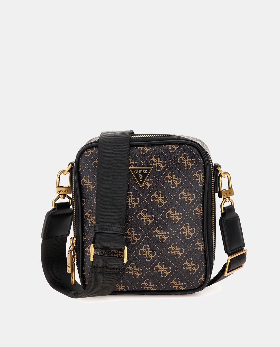 Minisac à bandoulière avec logo zippé