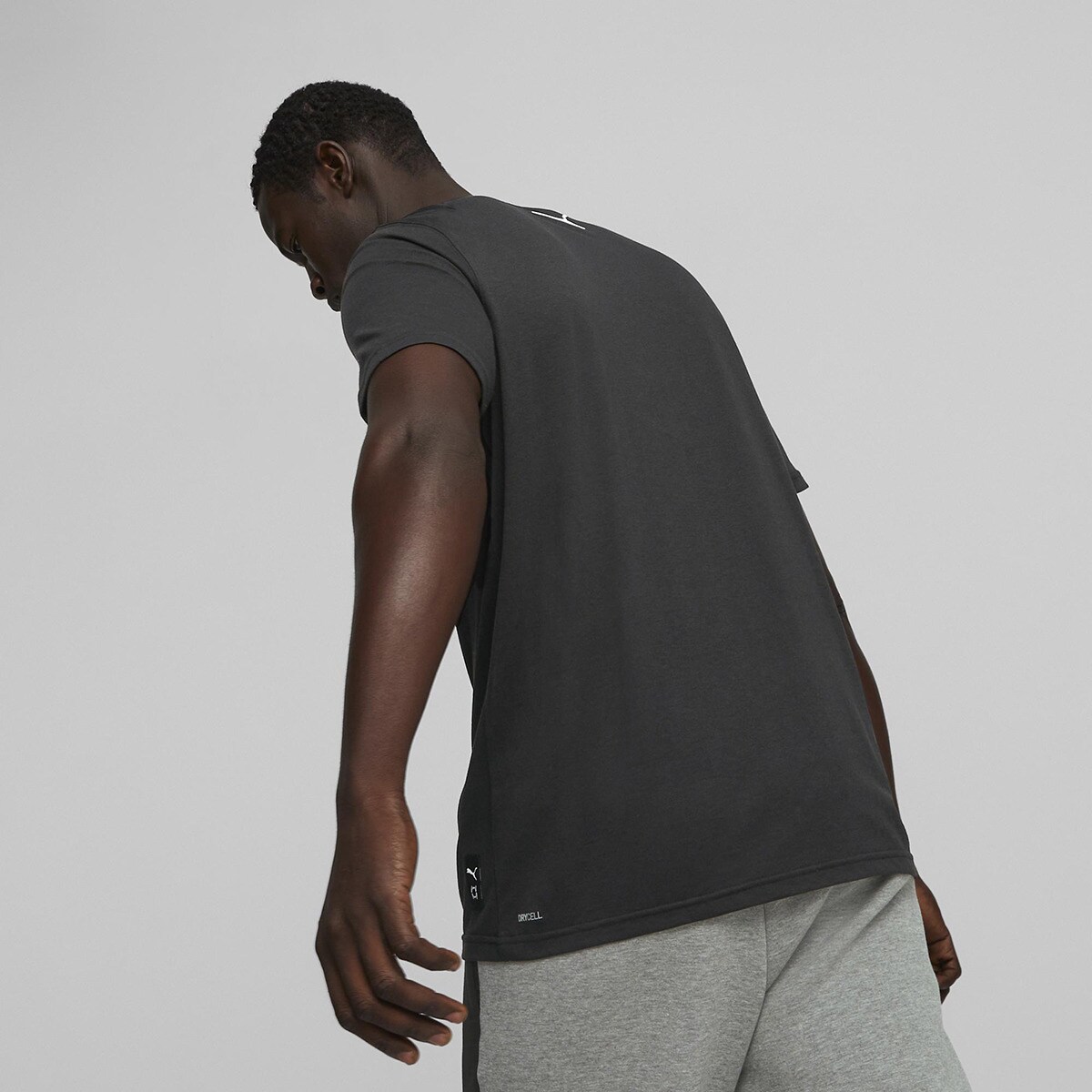 T-shirt de Homem Perimeter Preto-4