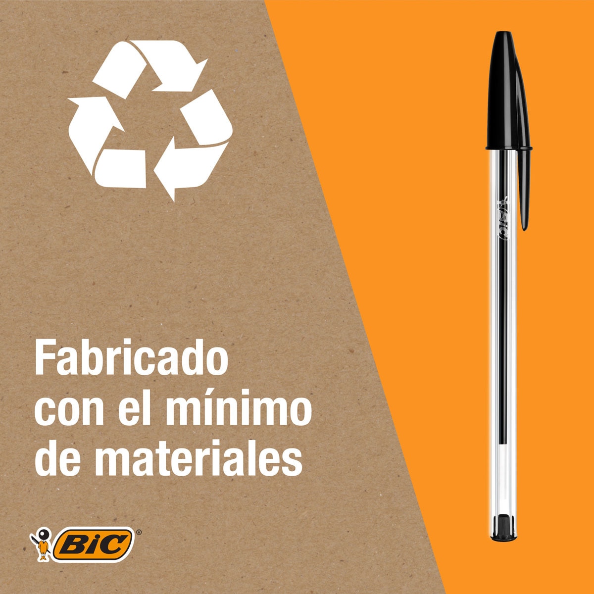 Bolígrafo Cristal Original Punta Media BIC Rojo-6