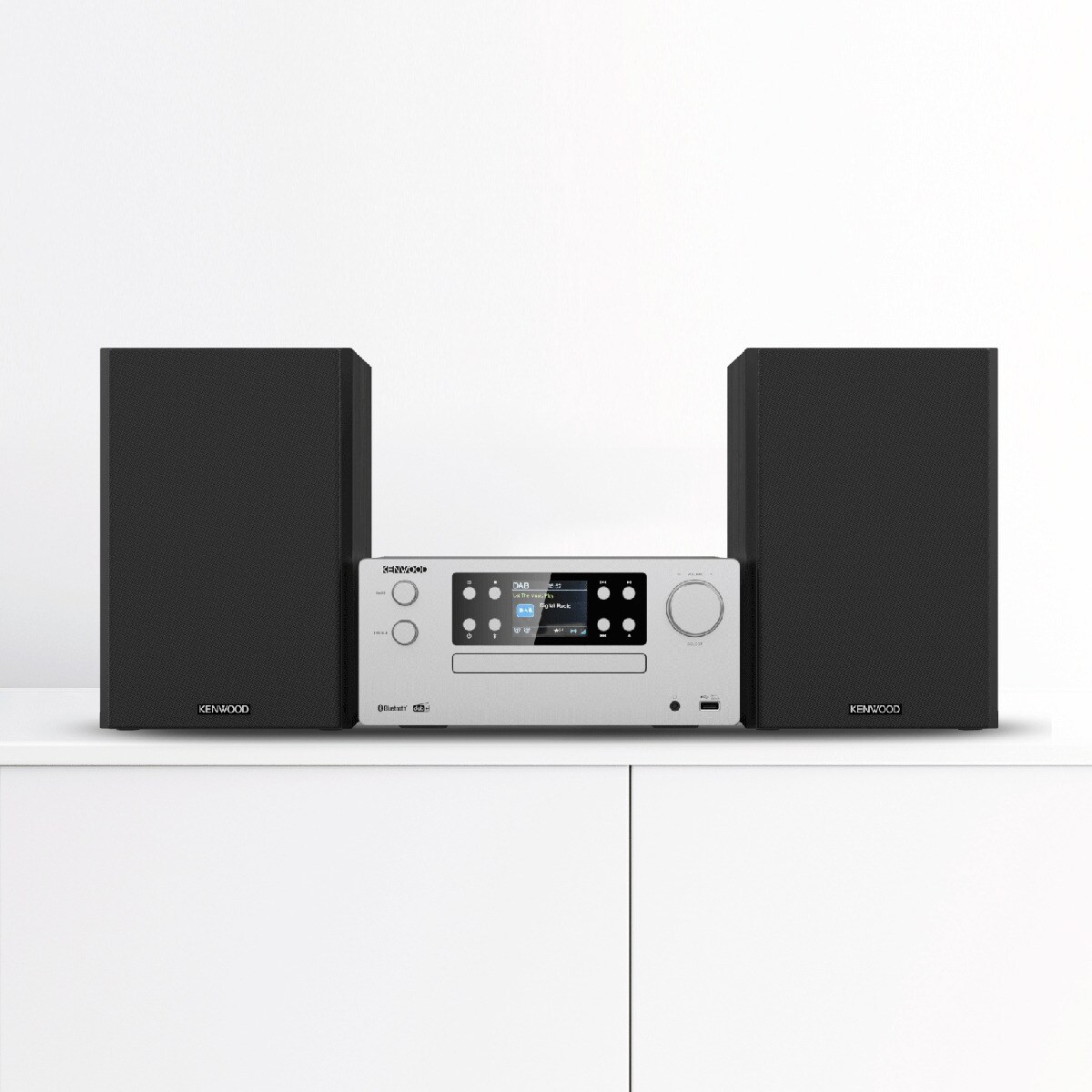 Microcadena Kenwood M-925DAB-S con CD, USB, DAB+ y Bluetooth Audio Streaming, gris metalizado Gris metalizado-6