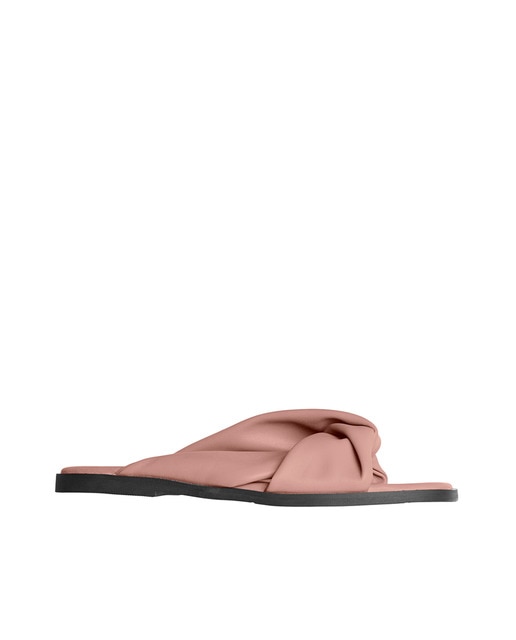 Imagen 0 de Sandalias planas de mujer con tiras enlazadas