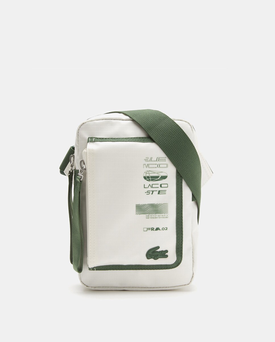 Sac à bandoulière avec imprimé contrastant