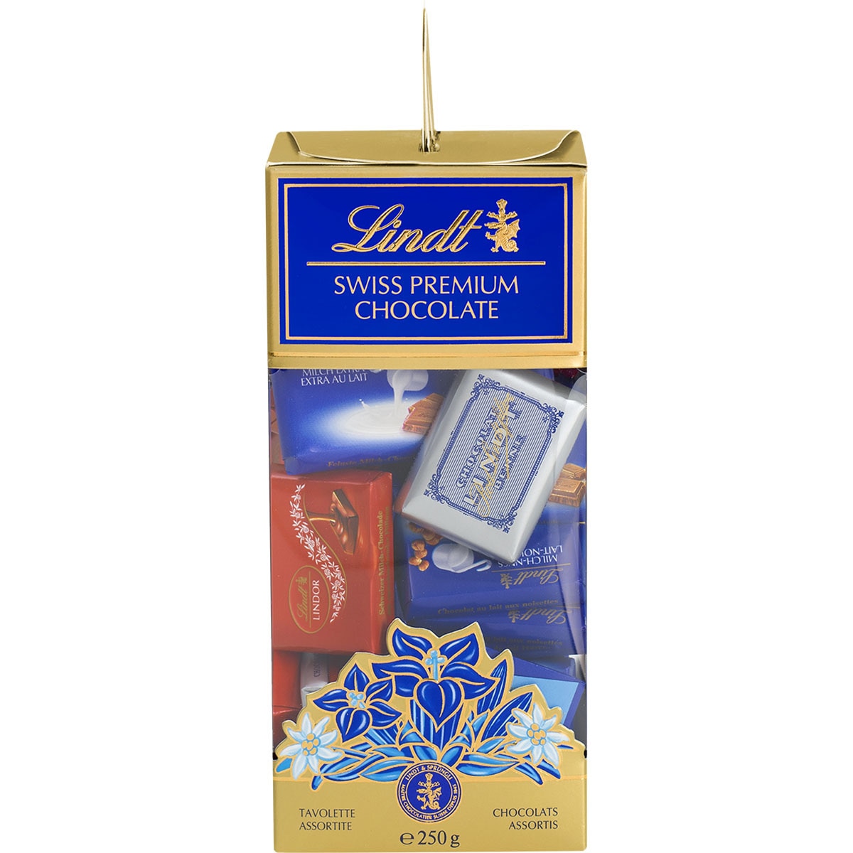 surtido de napolitanas de chocolate estuche 250 g