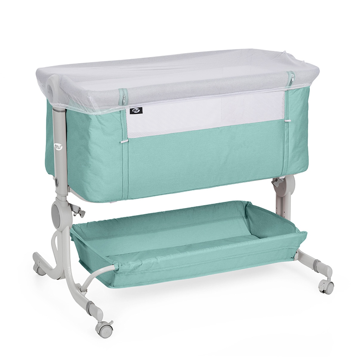 Imagen 0 de MS Minicuna Colecho Comfy - Cuna Colecho  Regulable Multialturas, Reclinable - Colchón incluido e Incluye Mosquitera de Serie