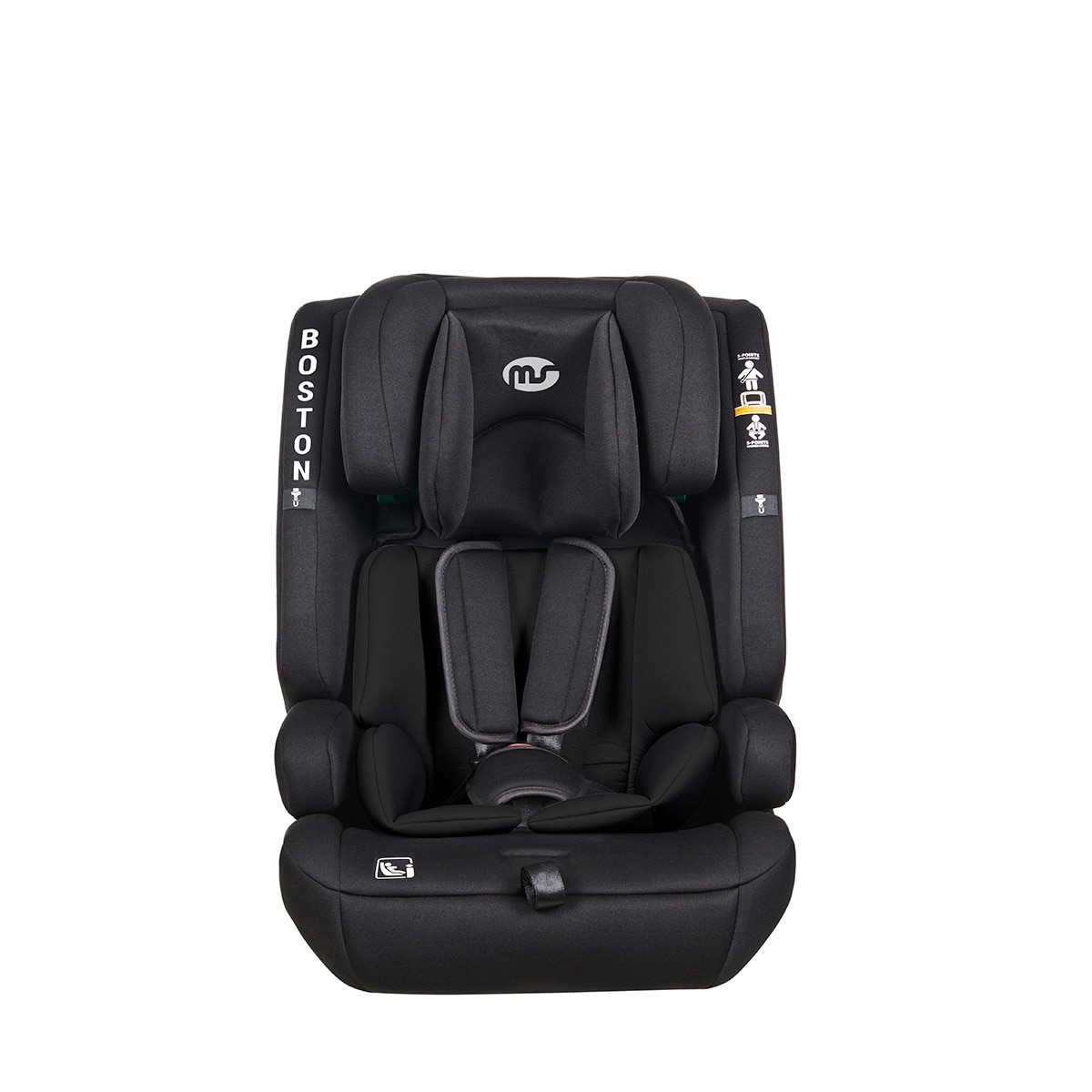 Silla de coche Boston I-Size (75-150cm) Negro-4