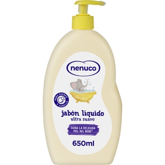 jabón líquido infantil ultra suave para cuerpo y cabello dosificador 650 ml - Nenuco
