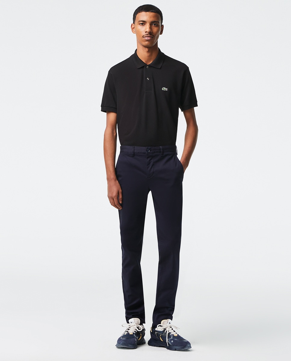 Chino slim fit en tissu imperméable