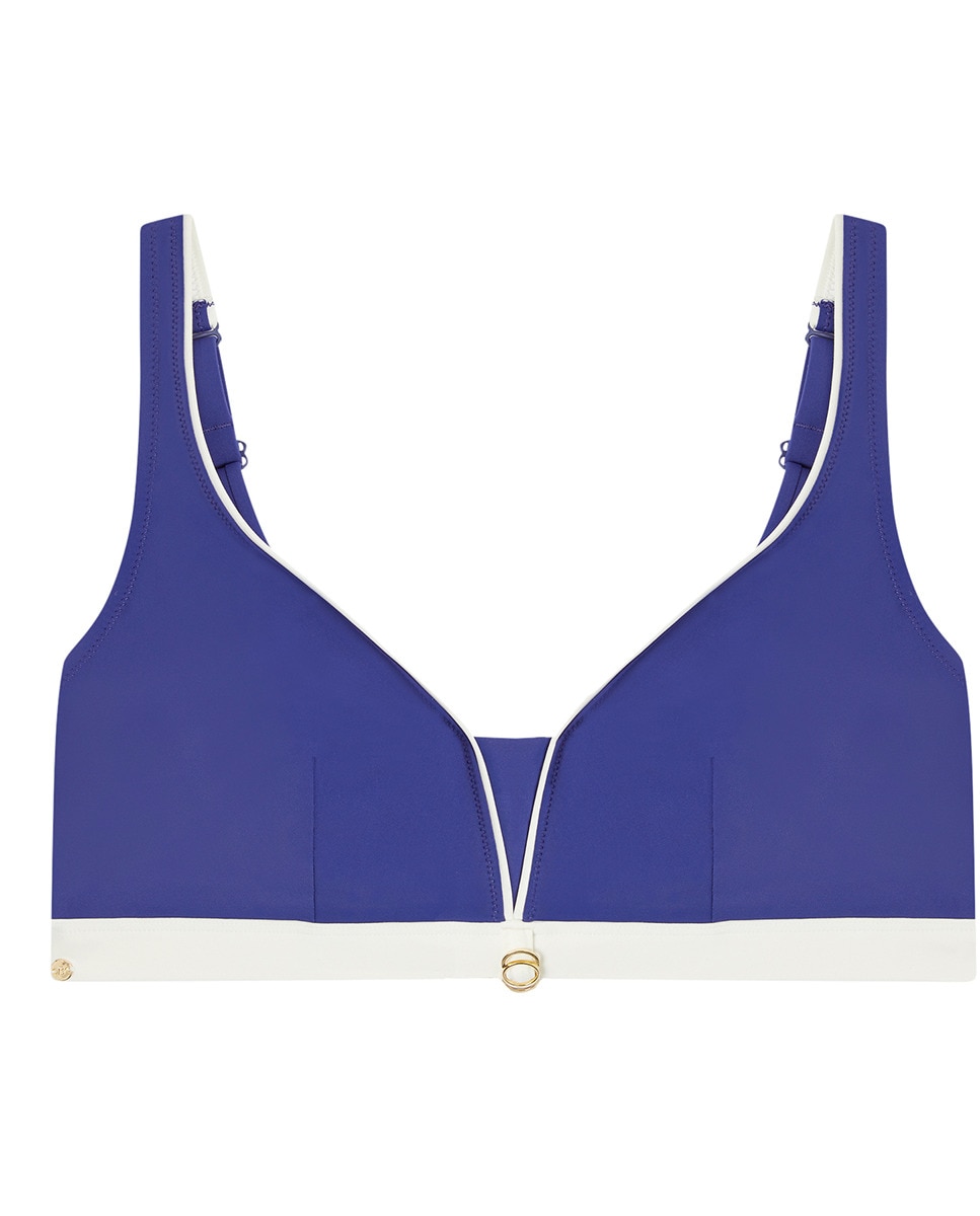 Top de bikini con aros fruncido central y con foam · Bestform · El