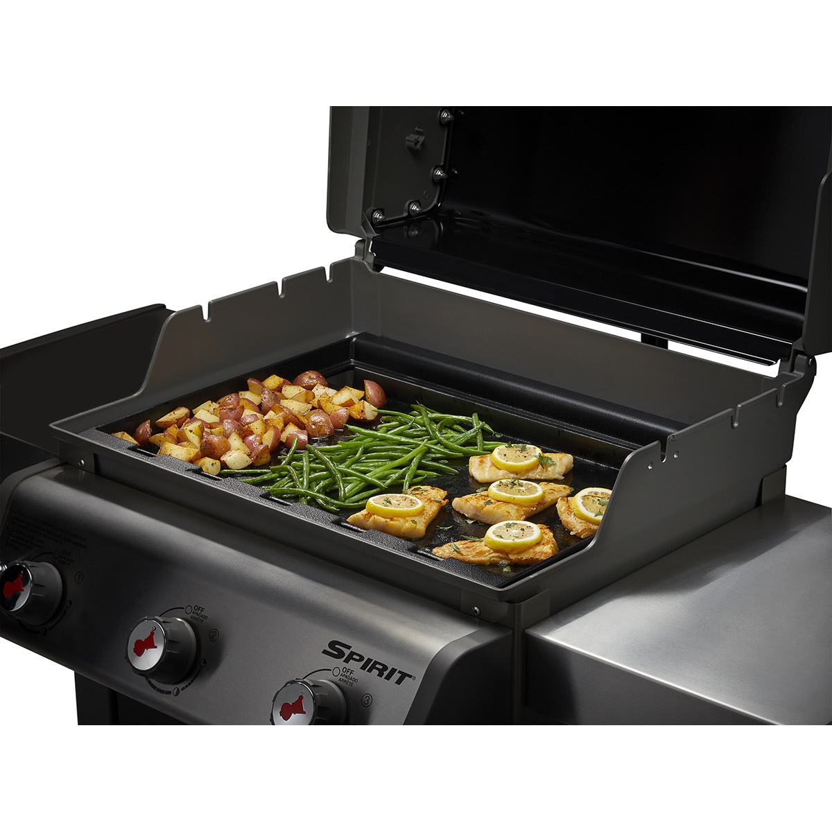 Chapa para barbecue Spirit 3 Weber Antracite-6