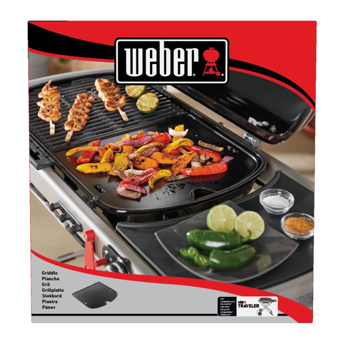 Chapa para Barbecue Traveler Antracite-4