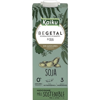 bebida de soja sin azúcares añadidos brik 1 l - Kaiku Begetal