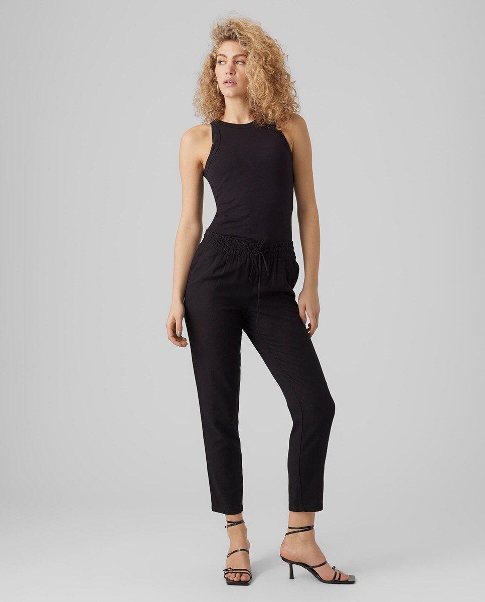 Pantalon jogger à taille élastique