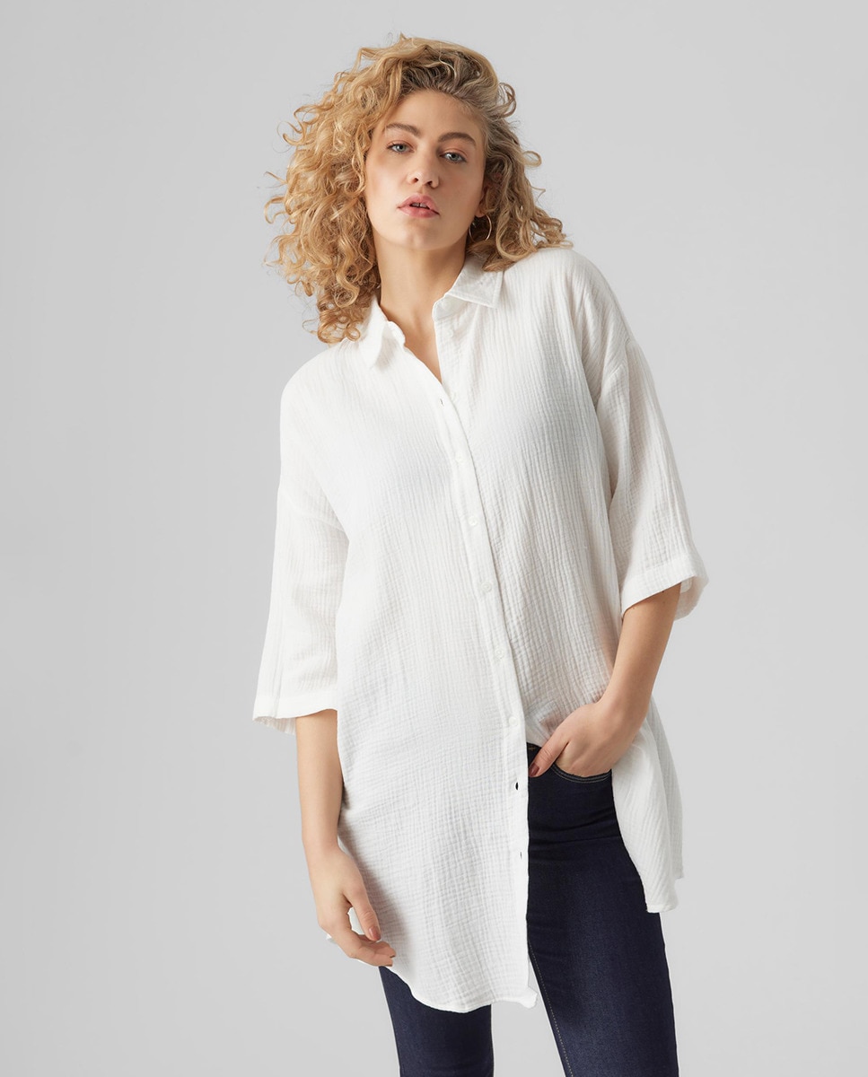 Robechemisier à manches troisquart