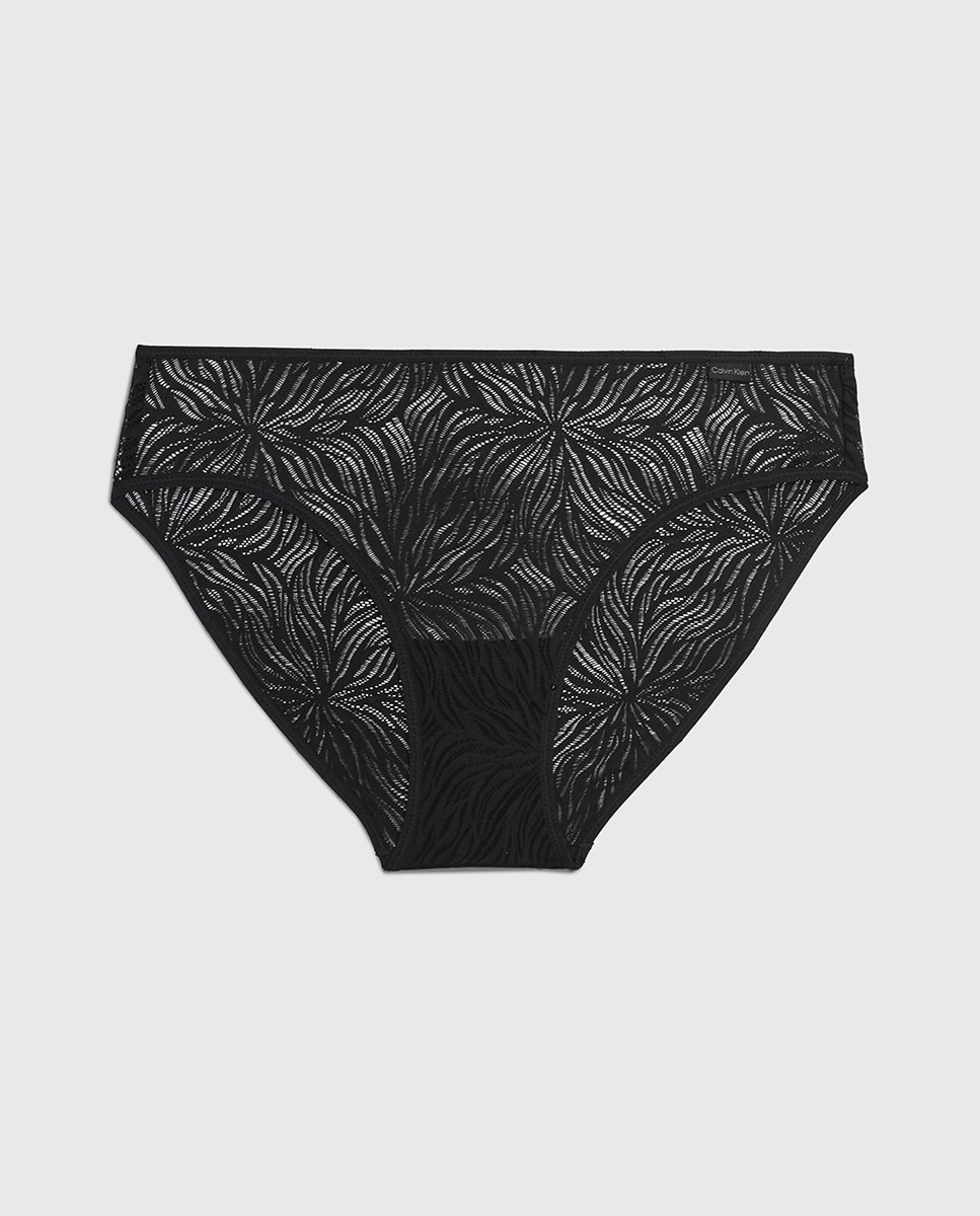 Cueca Clássica - Sheer Marq Lace Preto-4