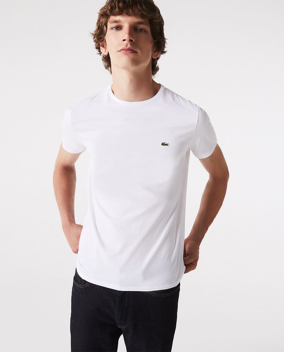 Tshirts maille unie pima col rond