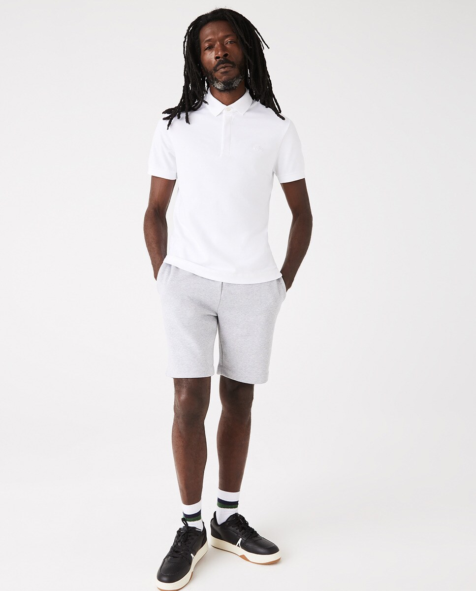 Polo Paris regular piqué de élastique uni