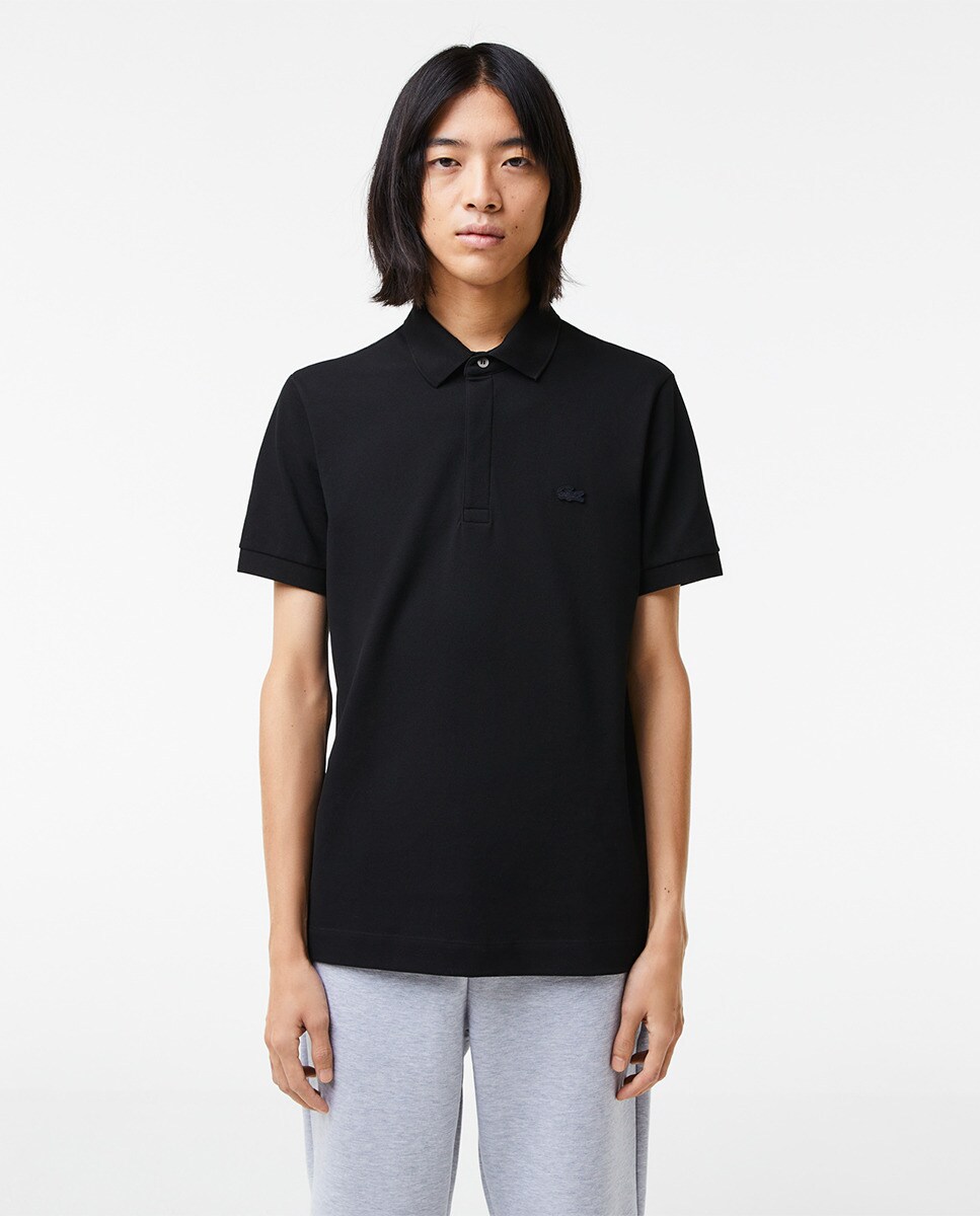 Polo Paris regular piqué de élastique uni
