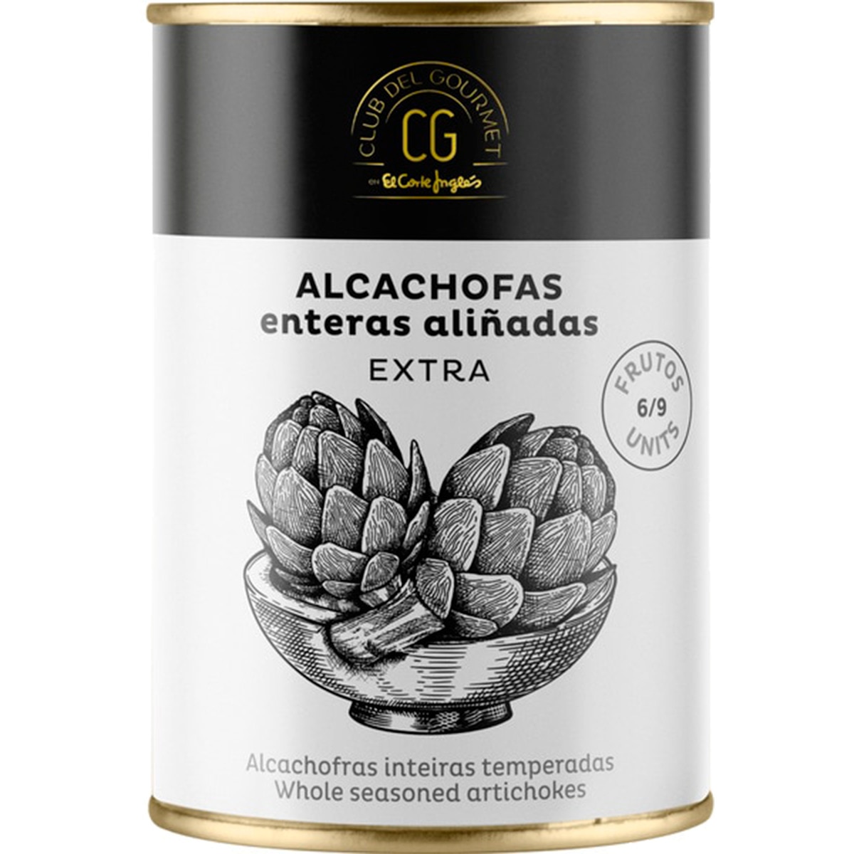 Alcachofras Inteiras Temperadas lata 260 g