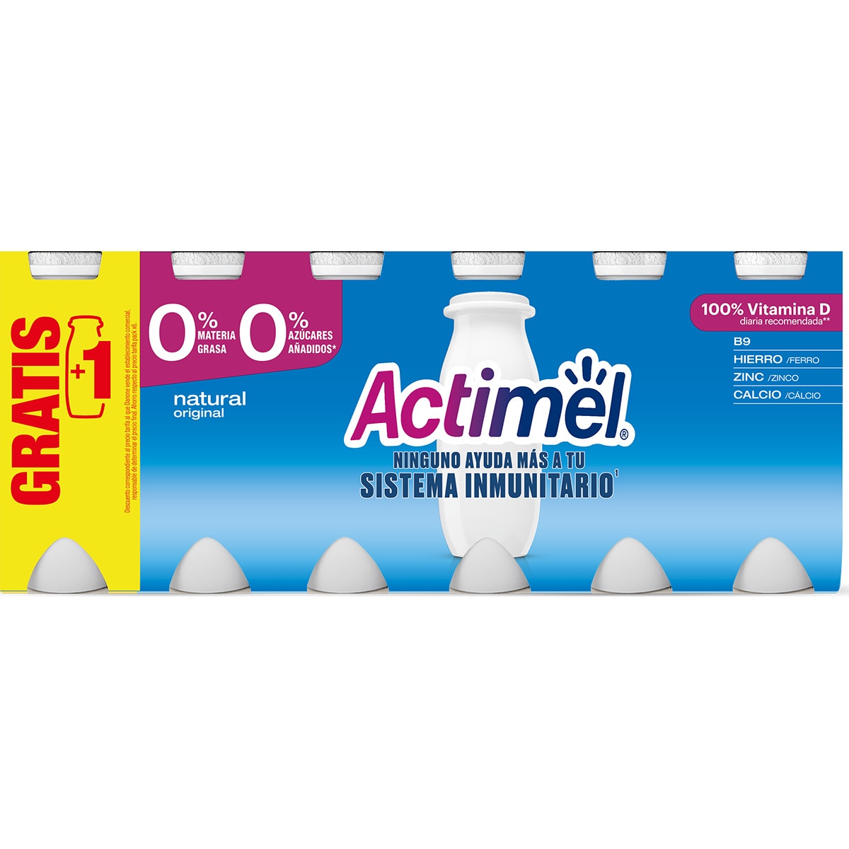 Natural 0% Matéria Gorda e 0% Açúcares Adicionados Pack 10+2 Grátis embalagem 100 g
