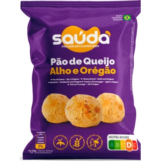 Pão de Queijo Alho e Orégão embalagem 260 g - Saúda