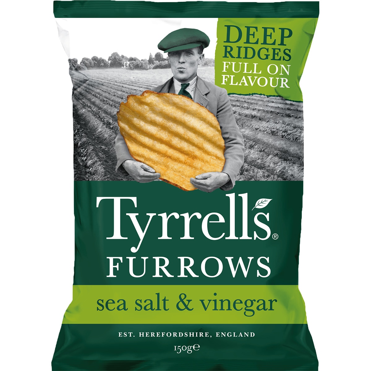 Batatas Fritas com Sal e Vinagre embalagem 150 g