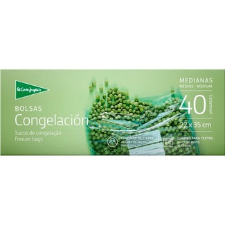 Sacos de Congelação 22X35cm embalagem 40 unidades - El Corte Inglés