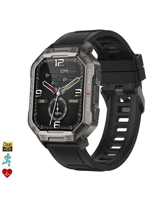 Imagen 0 de Smartwatch NX3 con modos deportivos, monitor cardiaco, de tensión y de O2. Batería de 410 mAh.