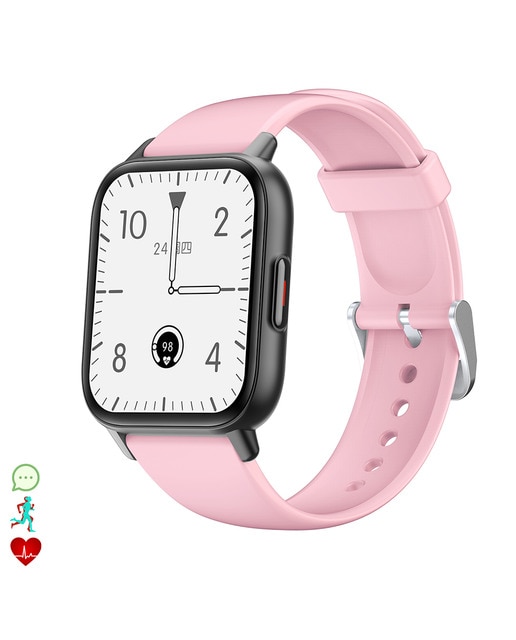 Imagen 0 de Smartwatch QS16 con termómetro corporal, monitor de tensión y O2. 24 modos deportivos, notificaciones de apps.