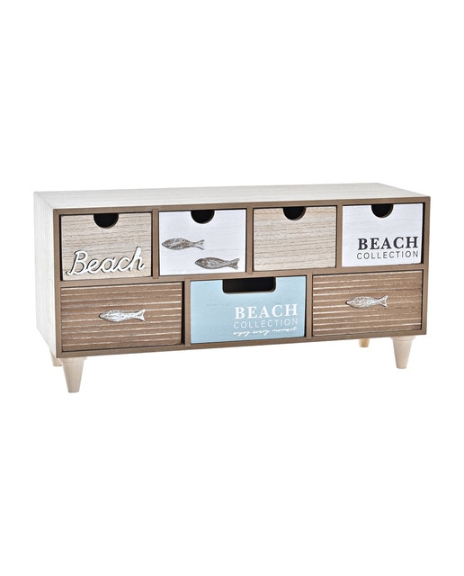 Imagen 0 de Joyero madera 40x16x19 beach marrón